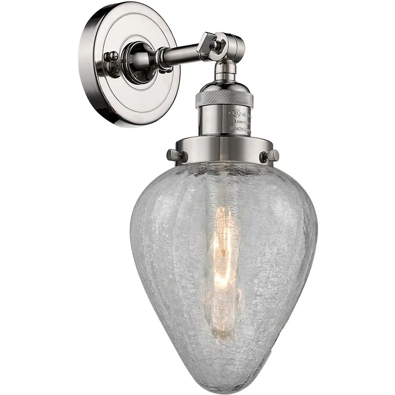 Franklin Restoration Geneseo LED 7 inch Polished Nickel Sconce Wall Light, Franklin Restoration