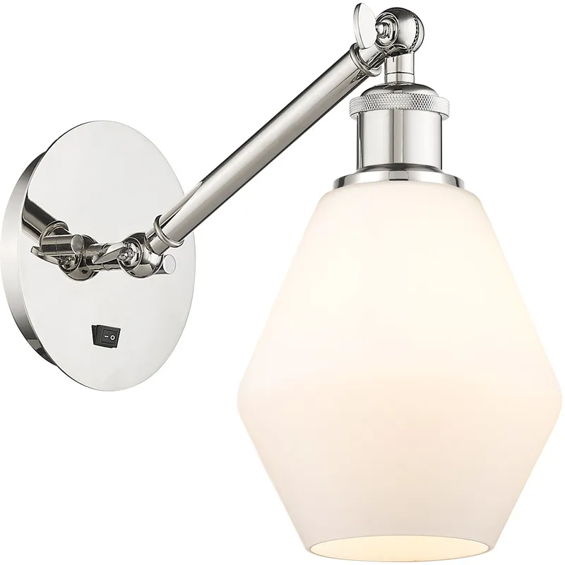 Ballston Cindyrella 1 Light 6 inch Polished Nickel Sconce Wall Light