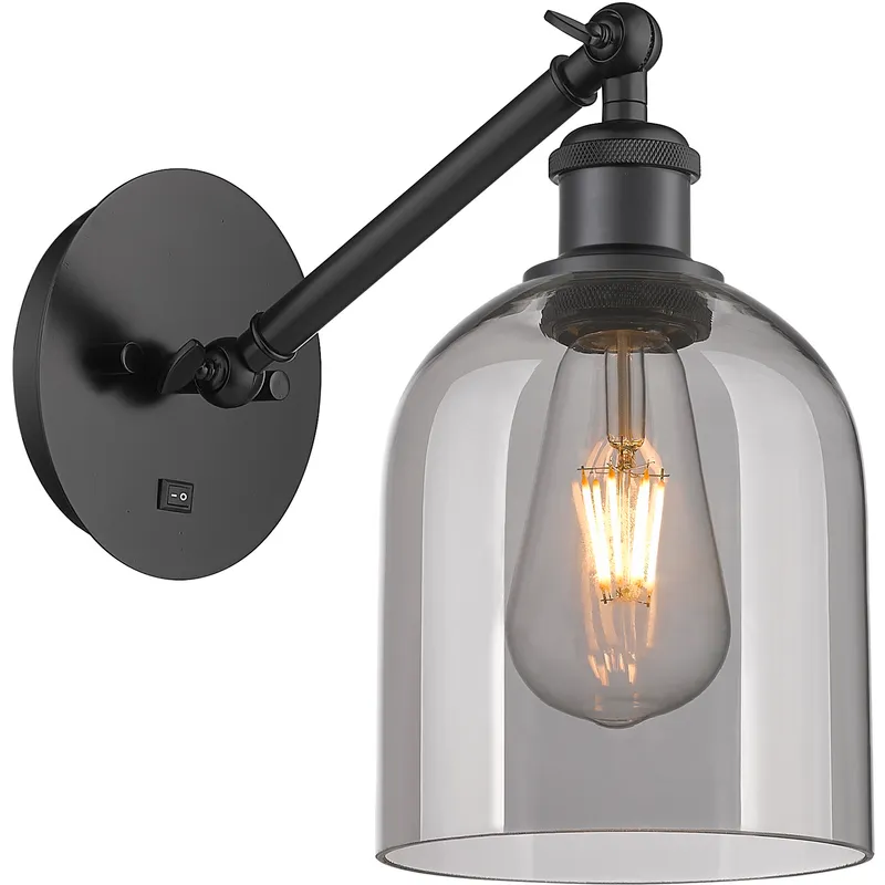 Ballston Bella 1 Light 5.5 inch Matte Black Sconce Wall Light
