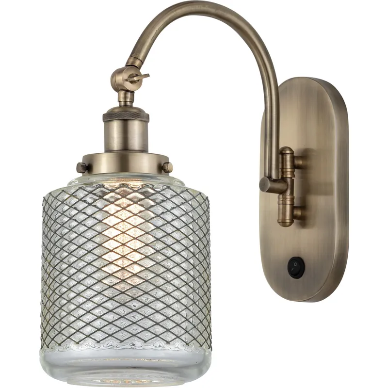 Franklin Restoration Stanton 1 Light 6 inch Antique Brass Sconce Wall Light