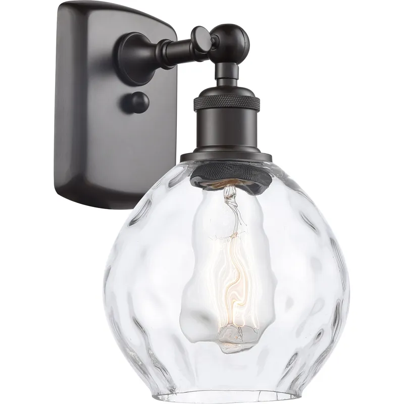Ballston Small Waverly 1 Light 6 inch Oil Rubbed Bronze Sconce Wall Light, Ballston