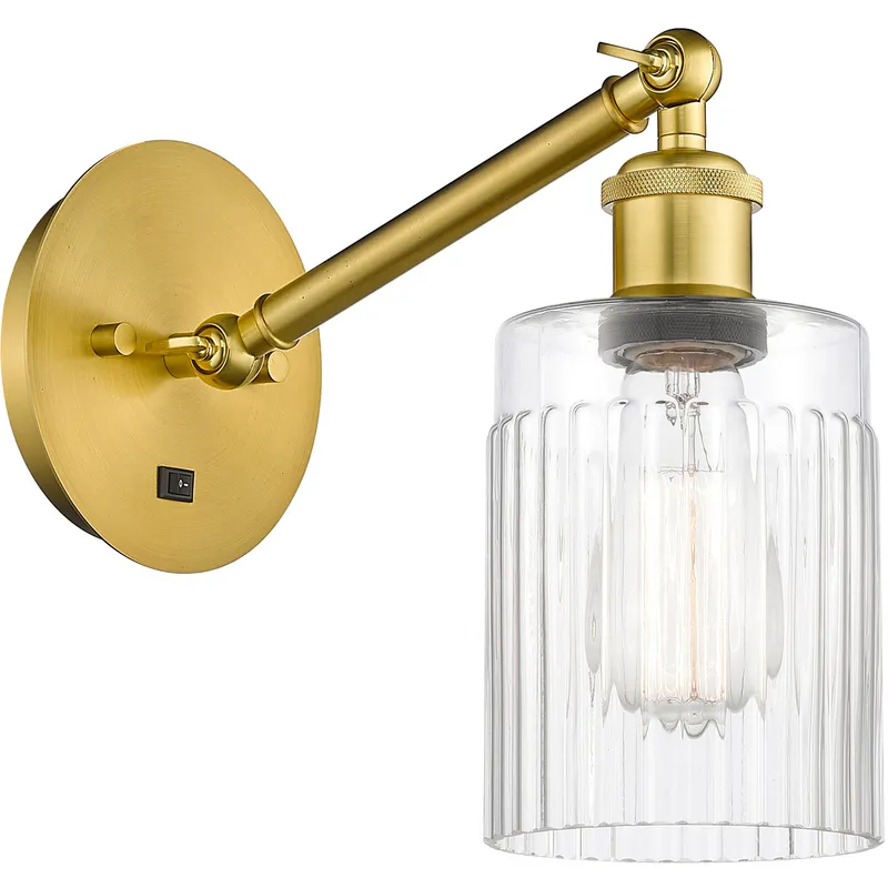 Ballston Hadley 1 Light 5 inch Satin Gold Sconce Wall Light