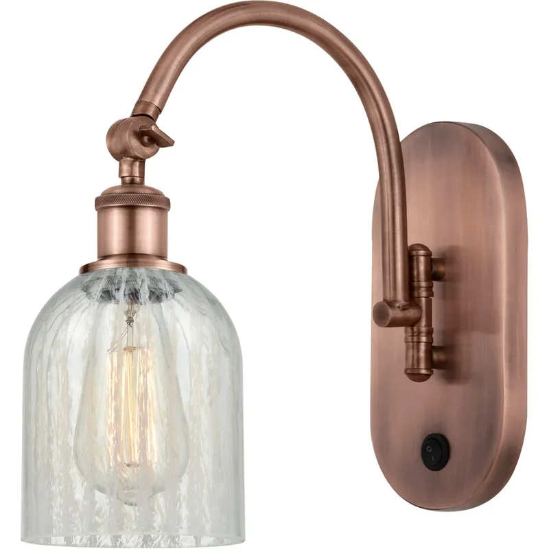 Ballston Caledonia 1 Light 5 inch Antique Copper Sconce Wall Light