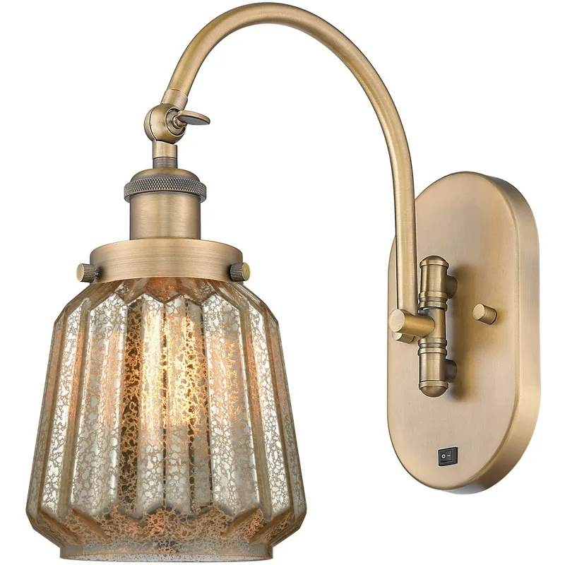 Franklin Restoration Chatham 1 Light 7 inch Brushed Brass Sconce Wall Light