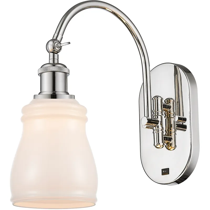 Ballston Ellery 1 Light 5 inch Polished Nickel Sconce Wall Light
