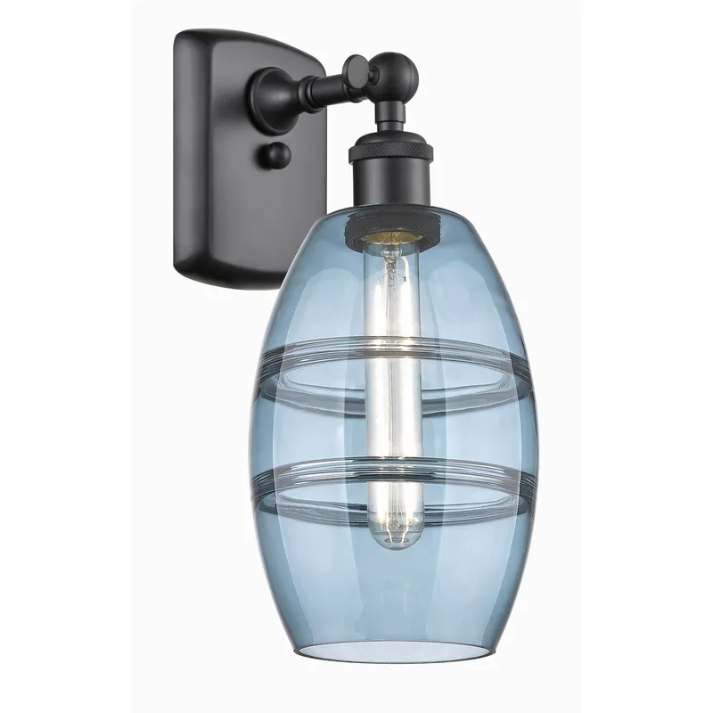 Ballston Vaz 1 Light 5.88 inch Matte Black Sconce Wall Light
