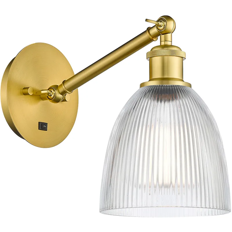 Ballston Castile LED 6 inch Satin Gold Sconce Wall Light