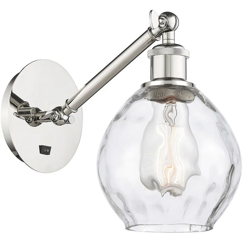Ballston Waverly 1 Light 6 inch Polished Nickel Sconce Wall Light