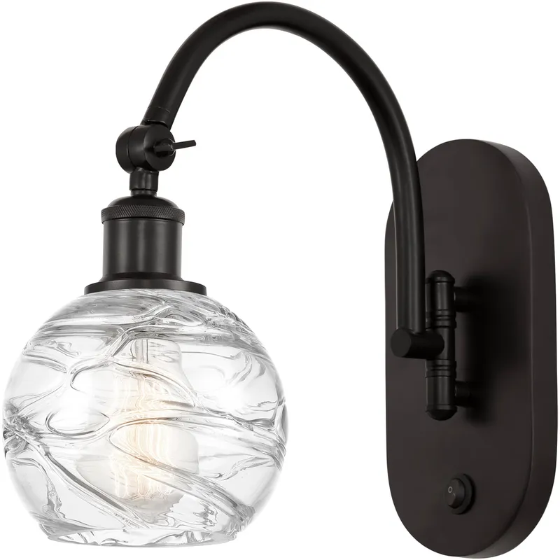 Ballston Athens Deco Swirl LED 6 inch Oil Rubbed Bronze Sconce Wall Light