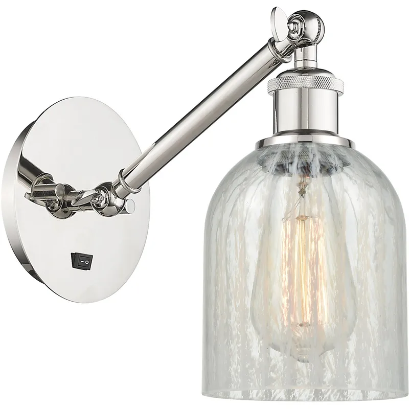 Ballston Caledonia LED 5 inch Polished Nickel Sconce Wall Light