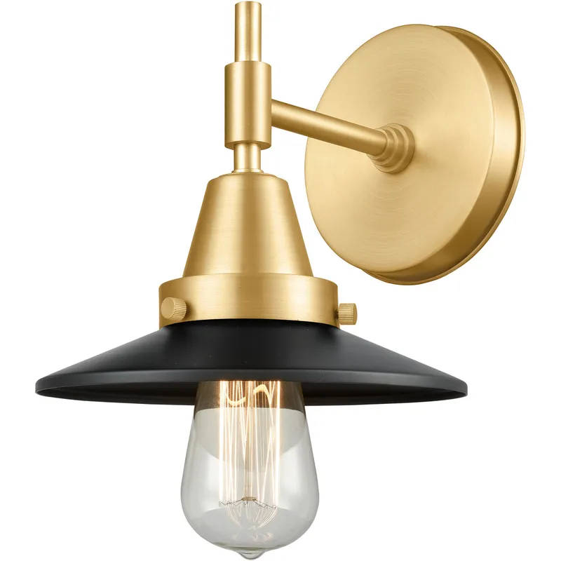 Caden 1 Light 8 inch Satin Gold Sconce Wall Light
