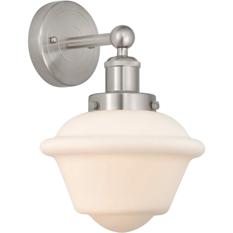 Oxford 1 Light 6.5 inch Brushed Satin Nickel Sconce Wall Light