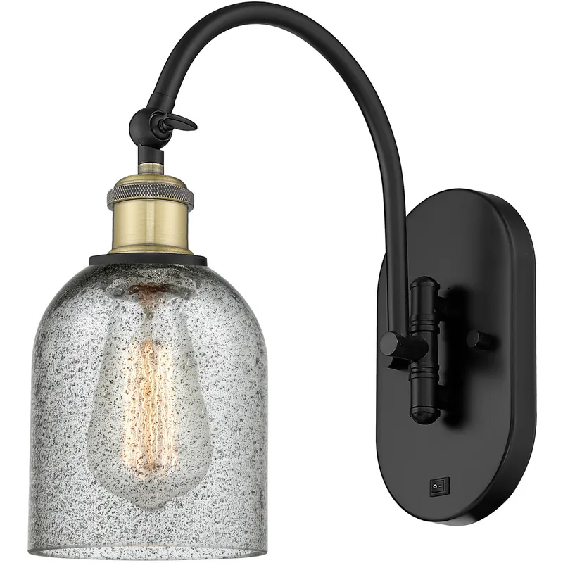 Ballston Caledonia 1 Light 5 inch Black Antique Brass Sconce Wall Light