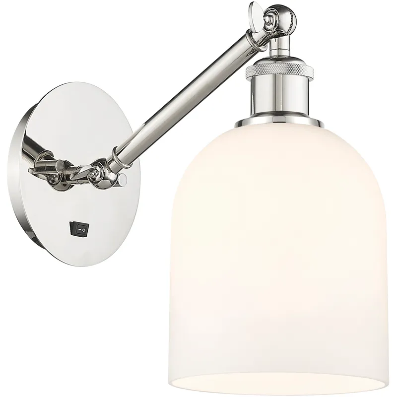 Ballston Bella 1 Light 5.5 inch Polished Nickel Sconce Wall Light