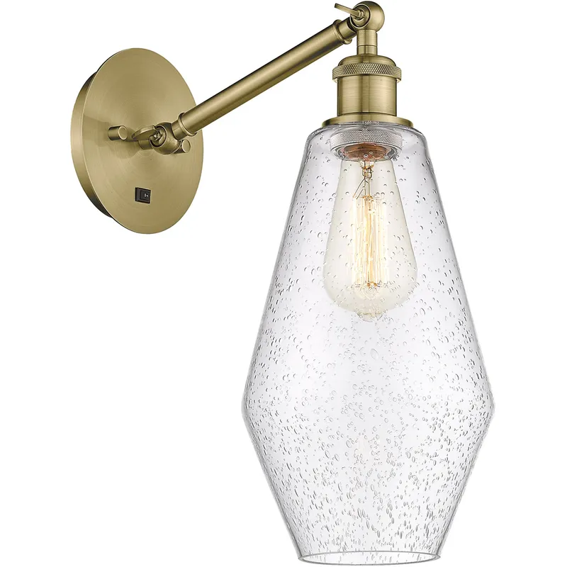 Ballston Cindyrella 1 Light 7 inch Antique Brass Sconce Wall Light