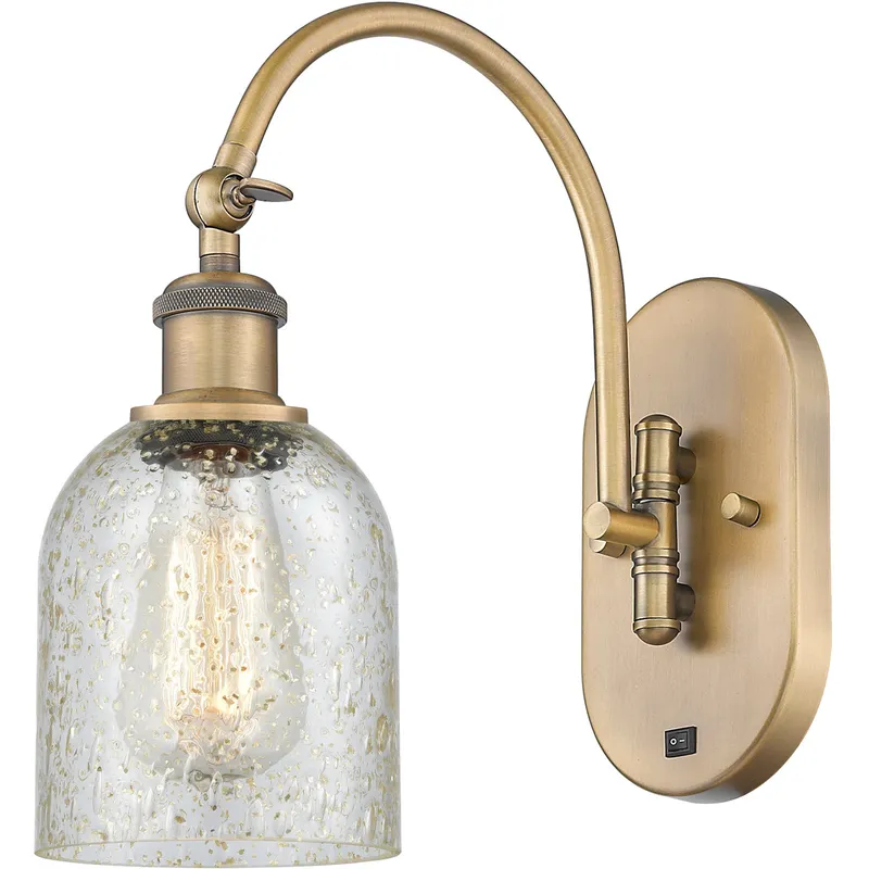Ballston Caledonia 1 Light 5 inch Brushed Brass Sconce Wall Light