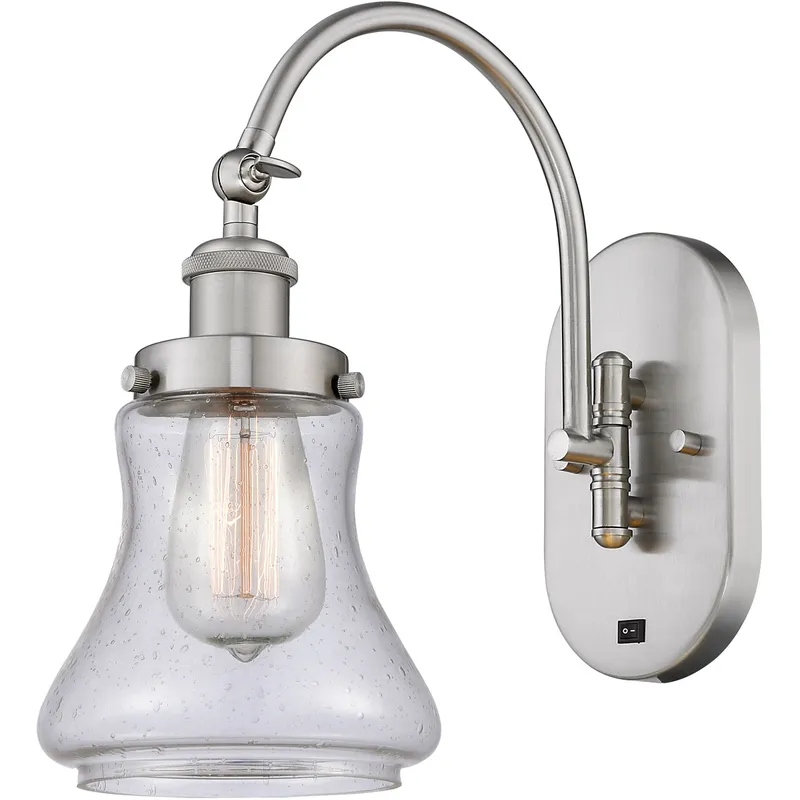 Franklin Restoration Bellmont 1 Light 7 inch Brushed Satin Nickel Sconce Wall Light
