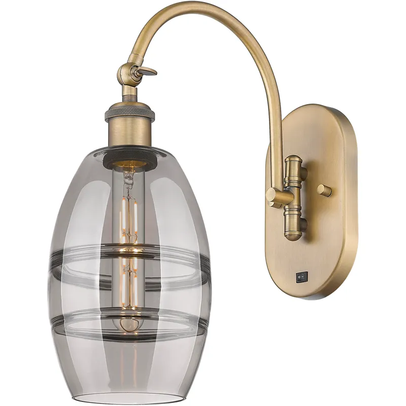Ballston Vaz 1 Light 5.88 inch Brushed Brass Sconce Wall Light