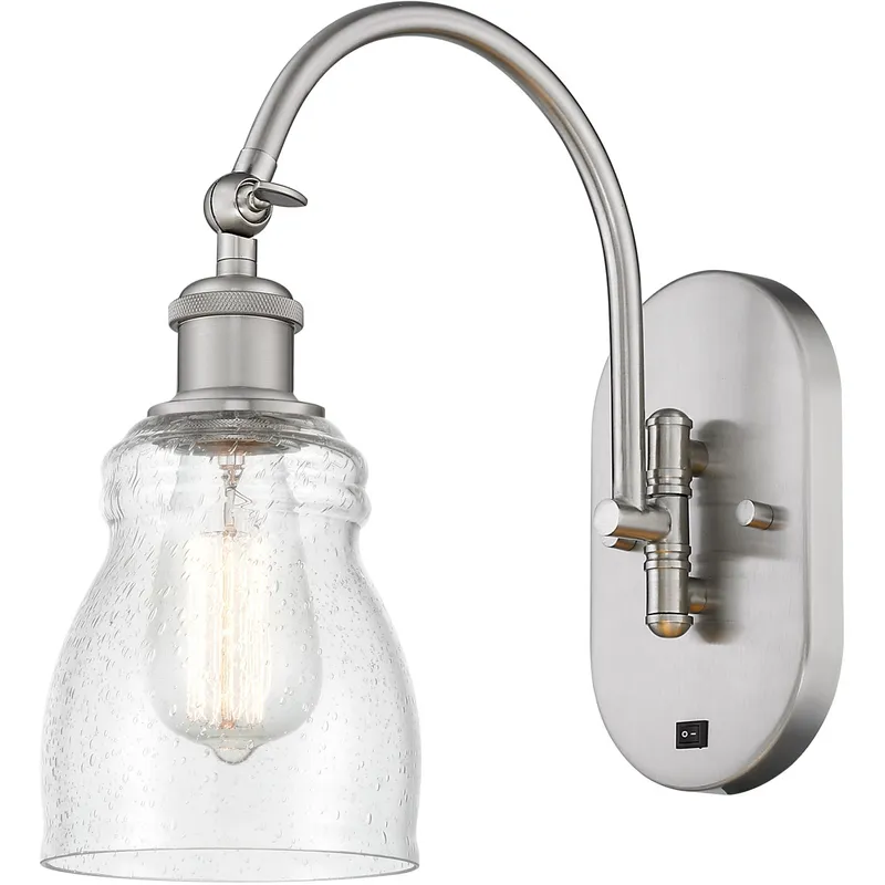 Ballston Ellery 1 Light 5 inch Brushed Satin Nickel Sconce Wall Light