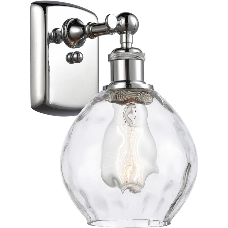 Ballston Small Waverly 1 Light 6 inch Polished Chrome Sconce Wall Light, Ballston