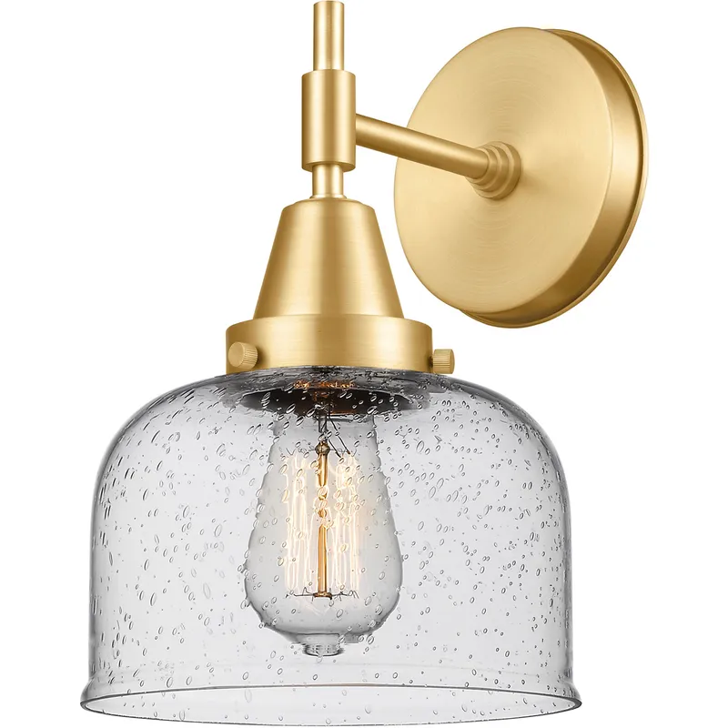 Caden LED 8 inch Satin Gold Sconce Wall Light