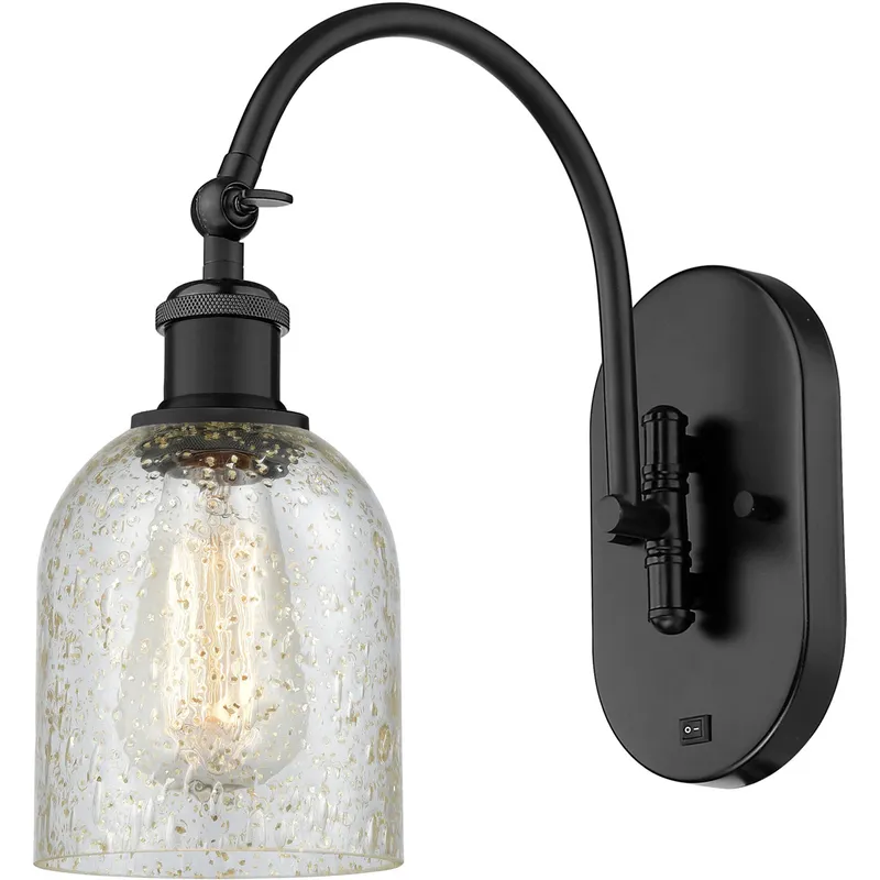 Ballston Caledonia 1 Light 5 inch Matte Black Sconce Wall Light