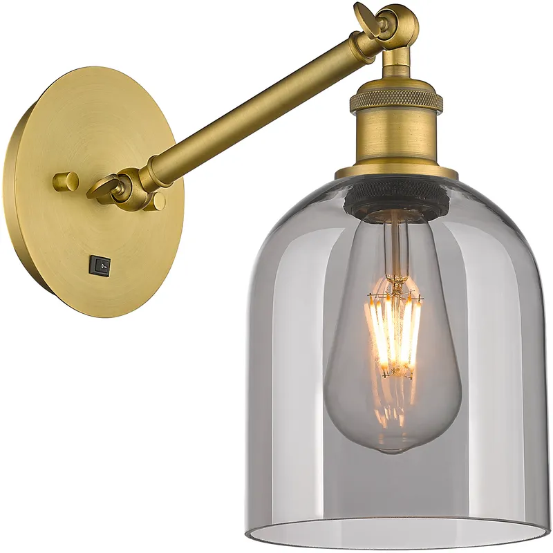 Ballston Bella 1 Light 5.5 inch Brushed Brass Sconce Wall Light