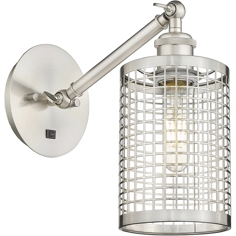 Nestbrook 1 Light 5 inch Satin Nickel Sconce Wall Light
