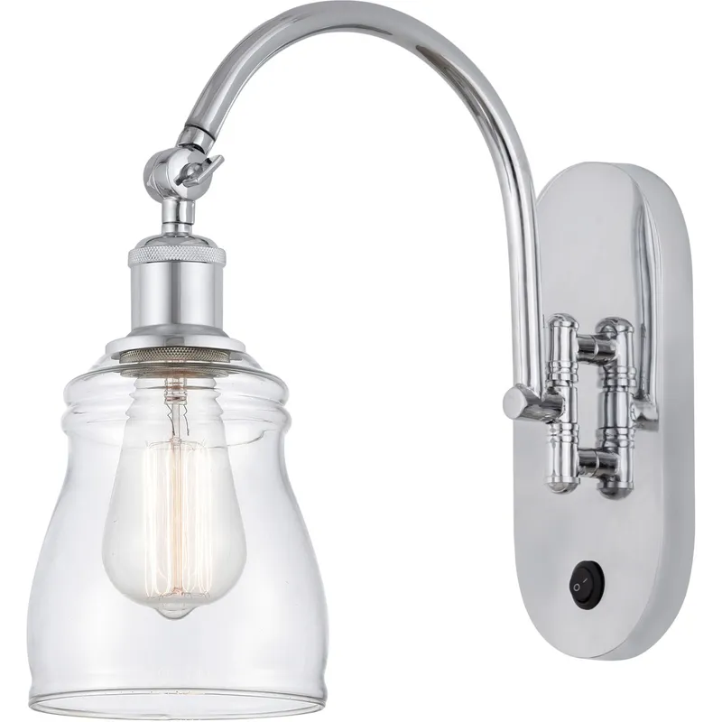 Ballston Ellery 1 Light 5 inch Polished Chrome Sconce Wall Light