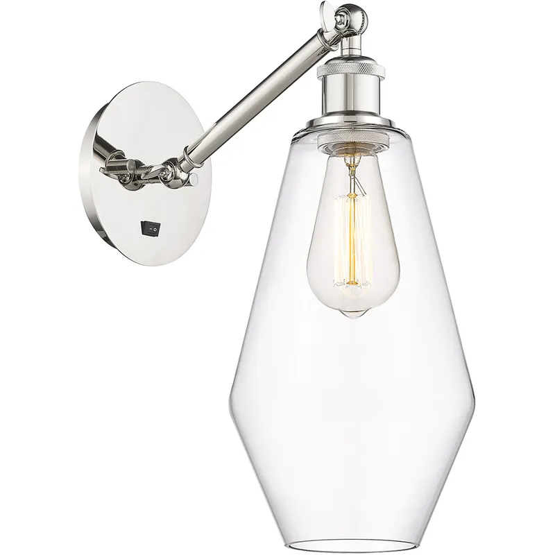 Ballston Cindyrella 1 Light 7 inch Polished Nickel Sconce Wall Light