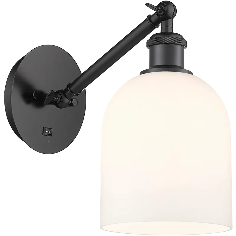 Ballston Bella 1 Light 5.5 inch Matte Black Sconce Wall Light