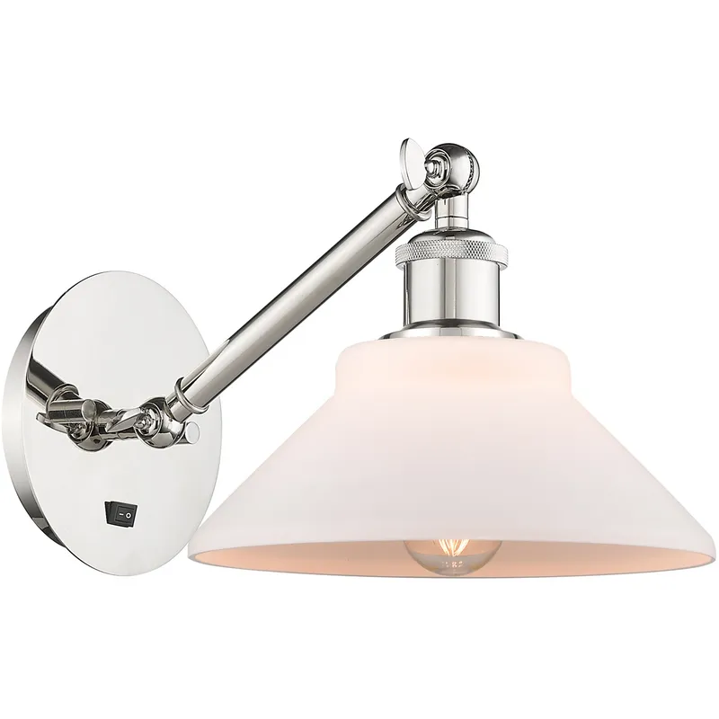Ballston Orwell LED 8 inch Polished Nickel Sconce Wall Light