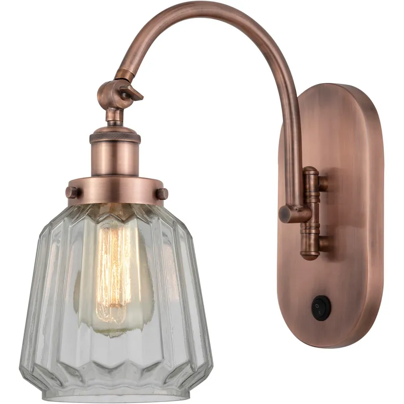 Franklin Restoration Chatham 1 Light 7 inch Antique Copper Sconce Wall Light