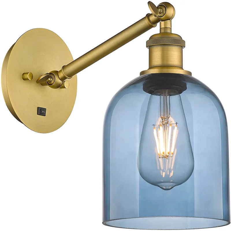 Ballston Bella 1 Light 5.5 inch Brushed Brass Sconce Wall Light
