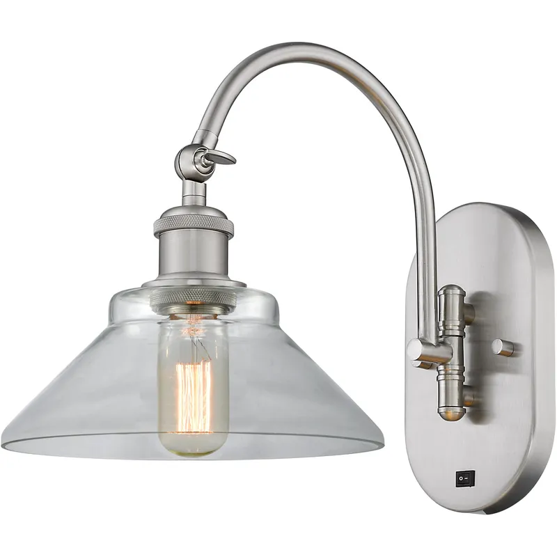 Ballston Orwell LED 8 inch Brushed Satin Nickel Sconce Wall Light