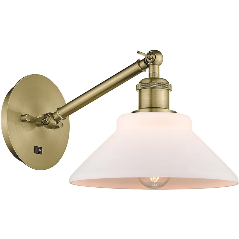 Ballston Orwell LED 8 inch Antique Brass Sconce Wall Light
