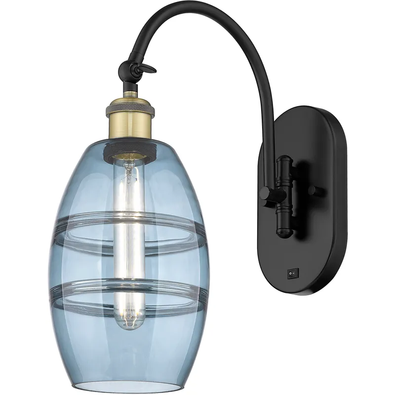 Ballston Vaz 1 Light 5.88 inch Black Antique Brass Sconce Wall Light