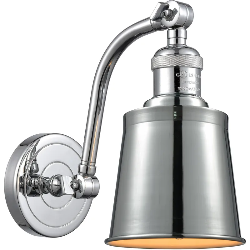 Franklin Restoration Addison LED 5 inch Polished Chrome Sconce Wall Light, Franklin Restoration