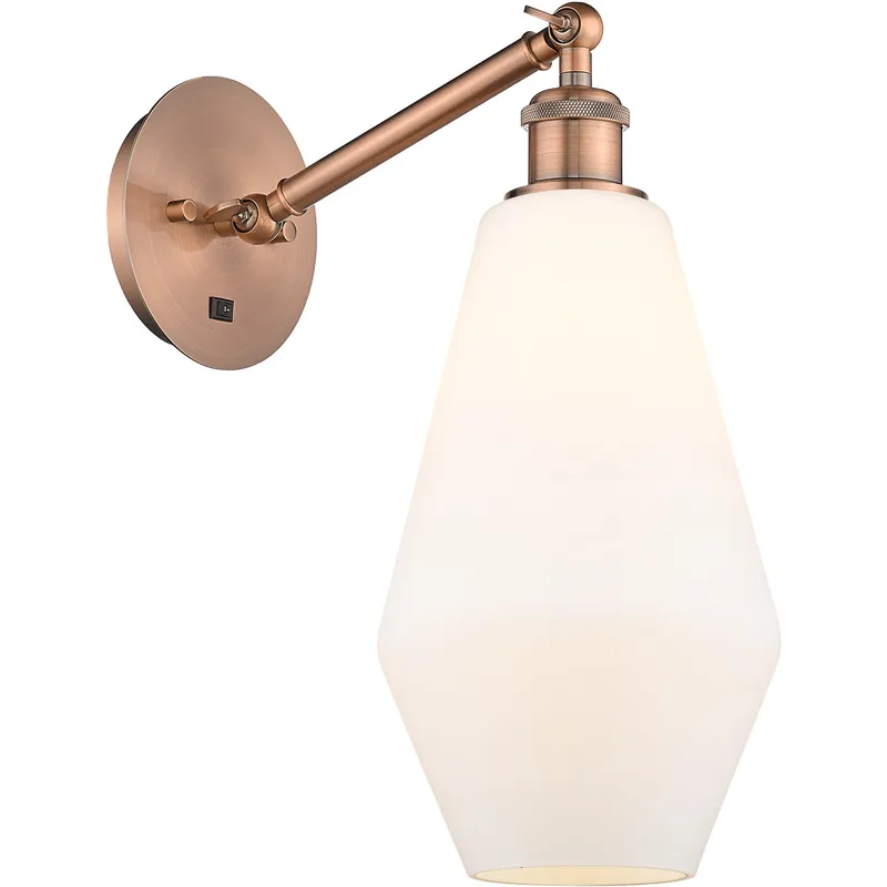 Ballston Cindyrella 1 Light 7 inch Antique Copper Sconce Wall Light