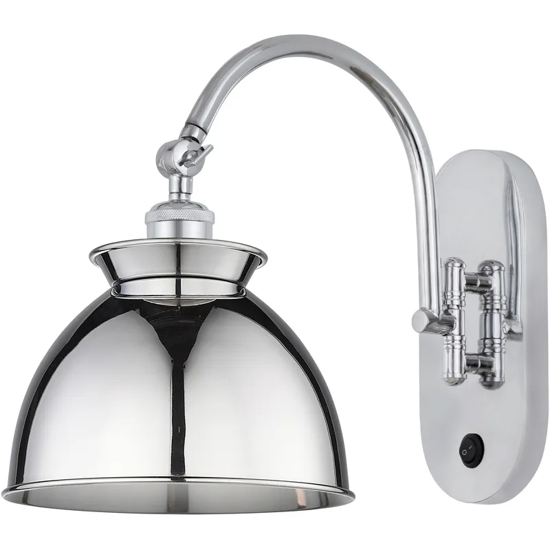 Adirondack 1 Light 8.13 inch Polished Chrome Sconce Wall Light