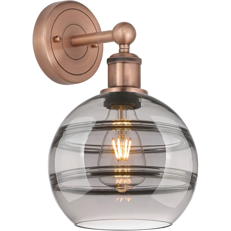Edison Rochester 1 Light 8 inch Antique Copper Sconce Wall Light
