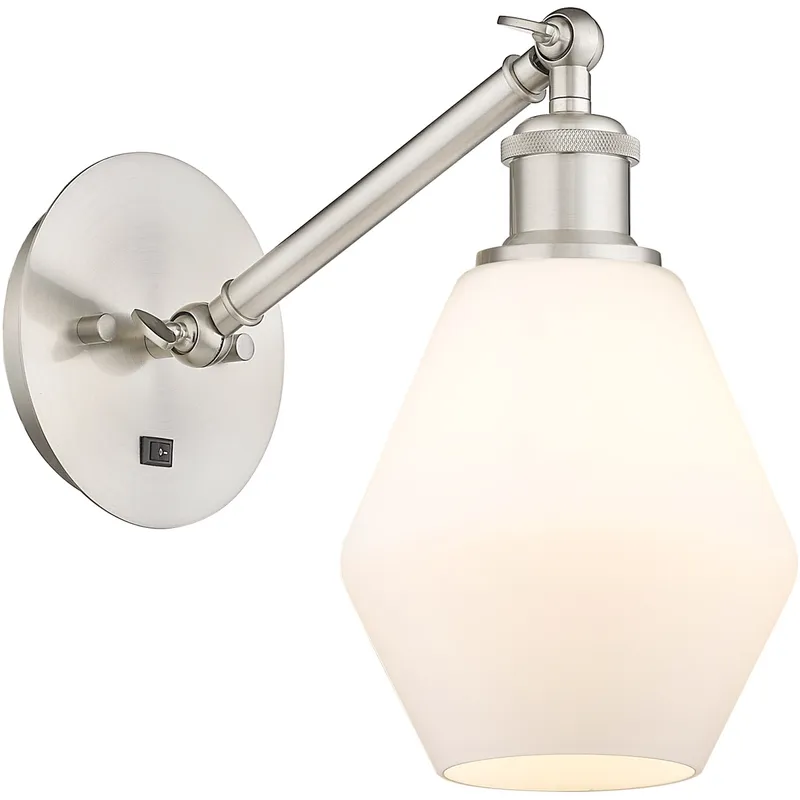 Ballston Cindyrella 1 Light 6 inch Brushed Satin Nickel Sconce Wall Light