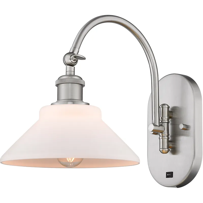 Ballston Orwell LED 8 inch Brushed Satin Nickel Sconce Wall Light