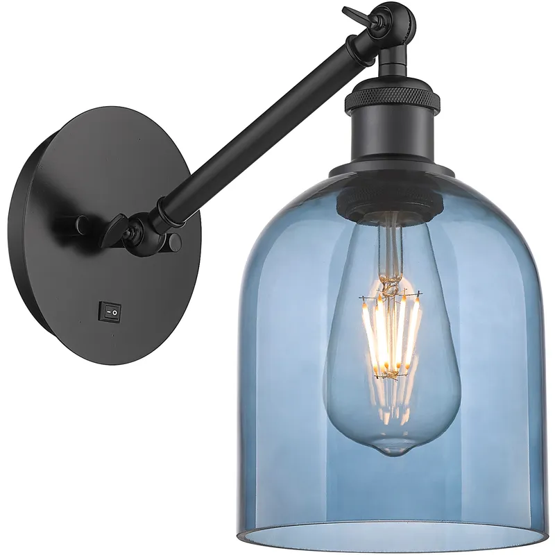 Ballston Bella 1 Light 5.5 inch Matte Black Sconce Wall Light