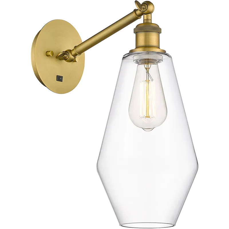 Ballston Cindyrella 1 Light 7 inch Brushed Brass Sconce Wall Light