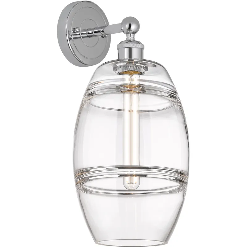 Edison Vaz 1 Light 8 inch Polished Chrome Sconce Wall Light