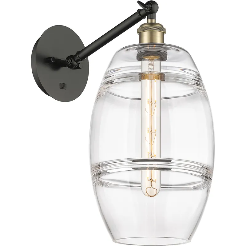 Ballston Vaz 1 Light 8 inch Black Antique Brass Sconce Wall Light
