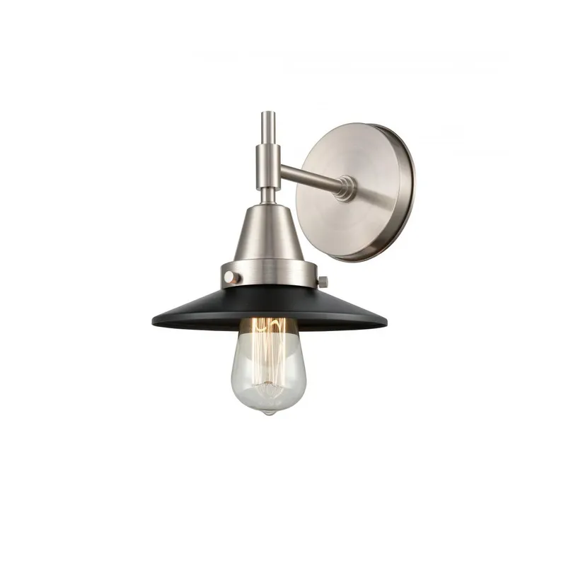Caden 1 Light 8 inch Polished Nickel Sconce Wall Light
