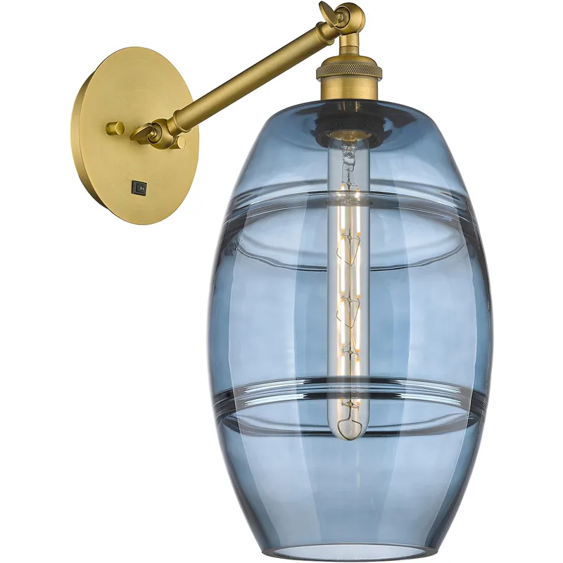 Ballston Vaz 1 Light 8 inch Brushed Brass Sconce Wall Light