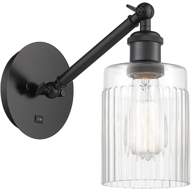 Ballston Hadley 1 Light 5 inch Matte Black Sconce Wall Light